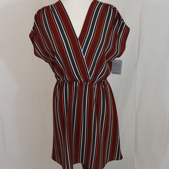 NWT Como Vintage Striped Dress Size X-Large - Picture 1 of 5